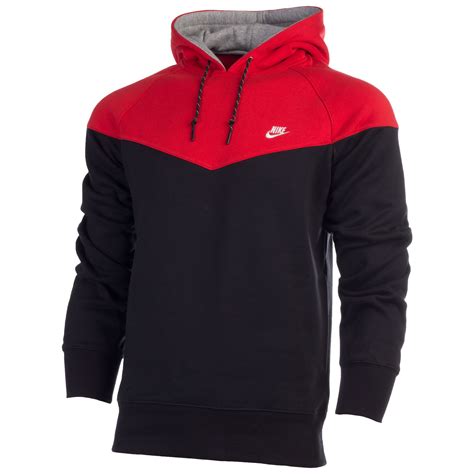 nike pulli herren rot schwarz|Rot Hoodies & Sweatshirts .